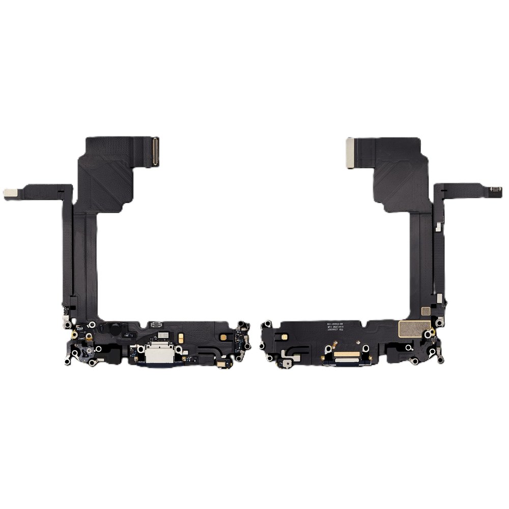 Best Shopper - Replacement Charging Port Flex Cable Compatible with iPhone 15 Pro Max (Premium) (Blue Titanium)