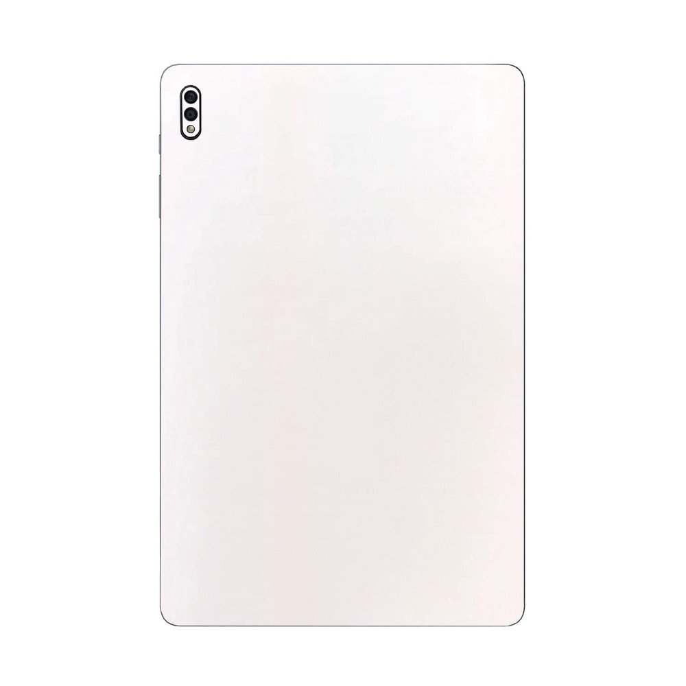 SopiGuard Sticker Skin for Samsung Galaxy Tab S7+ Precision Edge-to-Edge Full Body Wrap Vinyl Decal (3M Satin Pearl White)