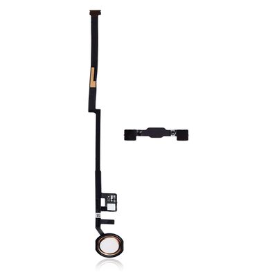 Best Shopper - Replacement Home Button Flex Cable Compatible with iPad 7 (2019) / iPad 8 (2020) / iPad 9 (2021) (Aftermarket Plus) (Rose Gold)