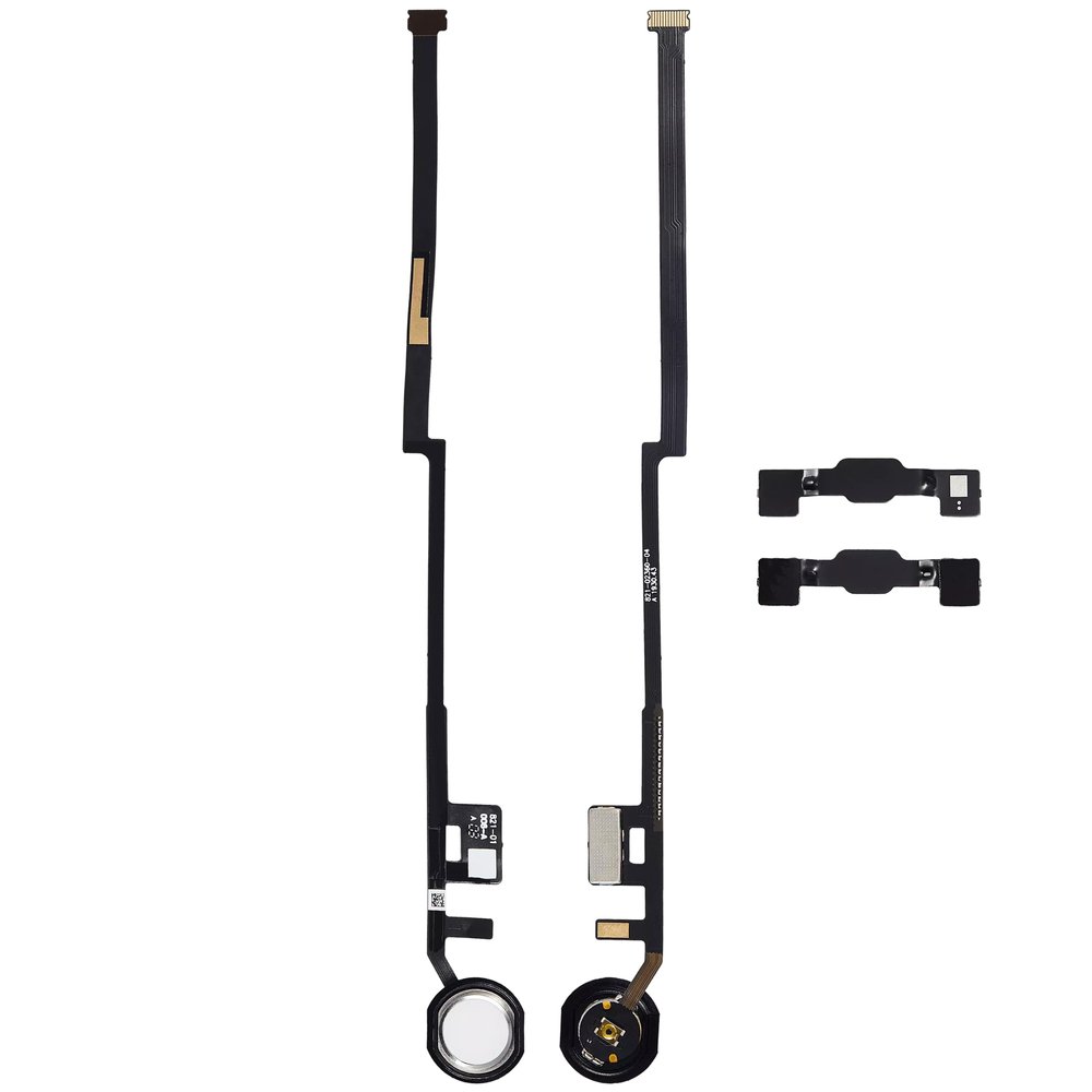 Best Shopper - Replacement Home Button Flex Cable Compatible with iPad 7 (2019) / iPad 8 (2020) / iPad 9 (2021) (Aftermarket Plus) (Silver)