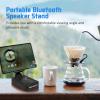 Cell Phone Stand with Wireless Bluetooth Speaker Compatible for iPhone/Samsung/iPad Tablet, Anti-Slip Design Phone Stand with HD Surround Sound for Home,Office,Outdoor etc. view 3