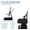 Cell Phone Stand with Wireless Bluetooth Speaker Compatible for iPhone/Samsung/iPad Tablet, Anti-Slip Design Phone Stand with HD Surround Sound for Home,Office,Outdoor etc. view 4