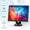 Eyoyo 14 Inch LCD HDMI Monitor 1024x768 Small VGA Display Monitor for Security Cameras with HDMI/VGA/AV/BNC Input, Built-in Speakers and Remote view 2