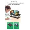 ARCH Folding Lifting Screen Magnifier for Cell Phone, High-Definition Prevent-Blue Light Magnifier, Suitable for TV and Video Projection of Chasing Drama, 3D Desktop Bracket Seat Artifact view 3