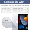 DuraSafe Cases for iPad 9th 2021 8th 2020 7th 2019 Generation [iPad 9 iPad 8 iPad 7 ] 10.2 Inch A2602 A2270 A2197 MK663LL/A MK673LL/A MYN62LL/A & Viewing Angle Stand Wooden Texture Cover - Black view 3
