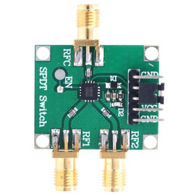 3-5V RF Switch Module PCB Single Pole Double Throw SPDT Board with SMA Interface for Low Input Output Impedance and Long Working Time