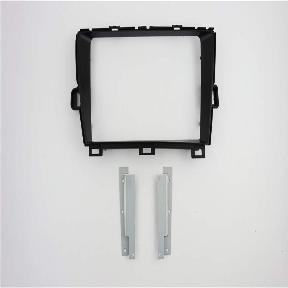 9 inch Car Radio Fascia Frame for Toyota Prius 2010-2015 Black DVD GPS Navi Player Panel Dash Kit Installation Stereo Frame Trim Bezel