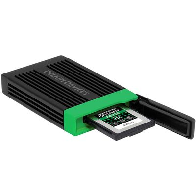 Delkin Devices USB 3.2 CFexpress Type B Card Reader  High-Speed 10Gbps Data Transfer, Compatible with Windows & Mac (DDREADER-54)