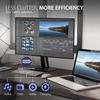 ViewSonic VP2468a 24-Inch IPS 1080p Monitor with Advanced Ergonomics, 100% sRGB Rec 709, 14-bit 3D LUT, Eye Care, 65W USB C, RJ45, HDMI, DP Daisy Chain for Home and Office view 3