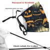 Horror Halloween Pumpkin Mask,Reusable Face Masks Anti-Dust Wind Sun-Proof Fashion Breathable Unisex Mouth Cover view 4
