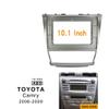 10.1 inch Car Radio Fascia Frame for Toyota Camry 2006-2011 DVD GPS Navi Player Panel Dash Kit Installation Stereo Frame Trim Bezel view 2