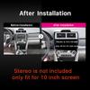10.1 inch Car Radio Fascia Frame for Toyota Camry 2012-2014 DVD GPS Navi Player Panel Dash Kit Installation Stereo Frame Trim Bezel view 2