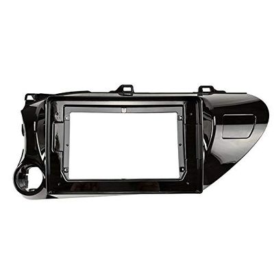 10.1 inch Car Radio Fascia Frame for Toyota Hilux 2014-2019 DVD GPS Navi Player Panel Dash Kit Installation Stereo Frame Trim Bezel