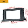 10.1 inch Car Radio Fascia Frame for Toyota Highlander 2015-2018 DVD GPS Navi Player Panel Dash Kit Installation Stereo Frame Trim Bezel view 4