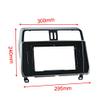 10.1 inch Car Radio Fascia Frame for Toyota Prado 2018 DVD GPS Navi Player Panel Dash Kit Installation Stereo Frame Trim Bezel view 4