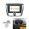 10.1 inch Car Radio Fascia Frame for Toyota VIOS 2017 DVD GPS Navi Player Panel Dash Kit Installation Stereo Frame Trim Bezel view 2