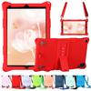 AIJAKO 10.1 Inch Silicone Case for DUODUOGO P8/Novel TTT 10/AItszon 10/Gowin 10.1/VANKYO MatrixPad S21/OUZRS 10/AOYODKG P8/Gowin 10.1/JINHENG 10.1/DICEKOO 10, Shoulder Strap, Red view 1