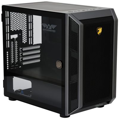 ARMAGGEDDON TESSARAXX Core 1 Air Black Pro Gaming Chassis (Black)