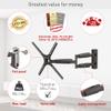Barkan 30'' Long TV Wall Mount, 13-65 inch Full Motion Articulating - 4 Movement Flat/Curved Screen Bracket, Holds up to 80lbs, Extremely Extendable, Fits LED OLED LCD view 3