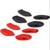 Mryok 2 Pair Replacement Nose Piece Nose Pads for Oakley Commit AV - Red & Black view 1