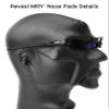 Mryok 2 Pair Replacement Nose Piece Nose Pads for Oakley Commit AV - Blue & Black view 4