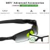 Mryok 2 Pair Replacement Nosepiece Nosepad for Oakley Commit Squared(SQ)/Commit Squared(SQ) Asian Fit/Flak 2.0 - Green & Black view 3