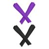 Mryok 2 Pair Replacement Earsocks Kits for Oakley Pit Bull OO9127 / Pit Bull Asian Fit OO9161 - Purple & Black view 1