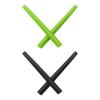 Mryok 2 Pair Replacement Earsocks Kits for Oakley Deviation - Green & Black view 1
