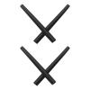 Mryok 2 Pair Replacement Earsocks Kits for Oakley Deviation - Black & Black view 1