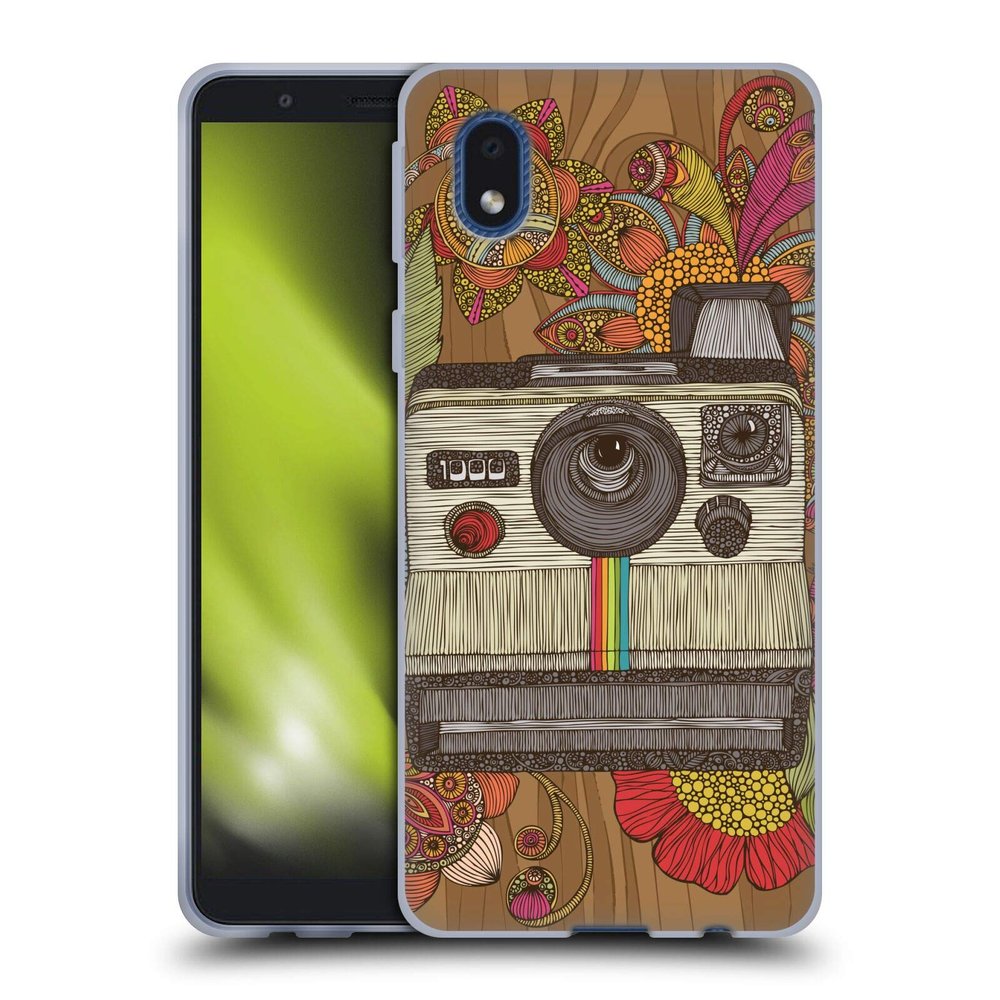 Head Case Designs Officially Licensed Valentina Camera Bloom Gel Case [Military Grade Protection] Compatible with Samsung Galaxy A01 Core (2020)