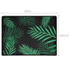kwmobile Computer Monitor Cover Compatible with 24-26" Monitor - Palm Leaves Green/Dark Green/Black view 3