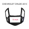 9 inch Car Radio Fascia Frame for Chevrolet Cruze 2013 DVD GPS Navi Player Panel Dash Kit Installation Stereo Frame Trim Bezel view 2
