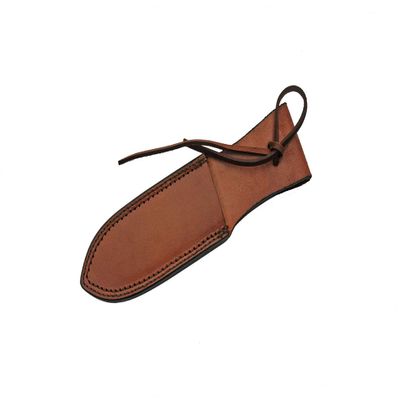 10" Brown Genuine Leather Dagger/Knife Sheath
