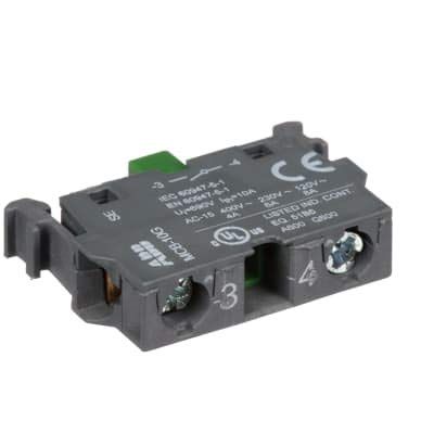 Auxiliary Contact Block; Gold; 1No, MCB-10G