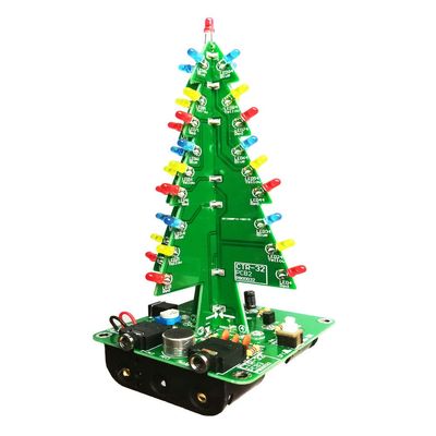Gikfun Advanced Audio-Controlled Christmas Tree DIY Kit Practice Soldering Skill Board for Adult Xmas Gift EK1685