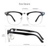VisionGlobal Blue Light Blocking Glasses for Women, Anti Eyestrain, Computer Reading, TV Glasses, Stylish Oval Frame, Anti Glare (Black, 0.75 Magnification) view 3