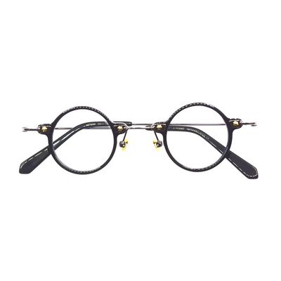BETSION Blue Light Blocking Computer Game Round Acetate Eyeglasses Frames