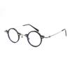BETSION Blue Light Blocking Computer Game Round Acetate Eyeglasses Frames view 2