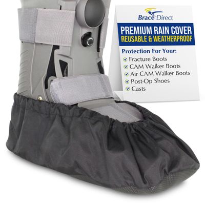 Brace Direct Walking Boot Cover, Waterproof Rain Cover for Medical Boots