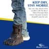 Brace Direct Walking Boot Cover, Waterproof Rain Cover for Medical Boots view 2