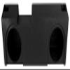 Rockville Dual 12" Ported Bedlined Sub Box for 2019-Current GM Crew+Double Cab view 3