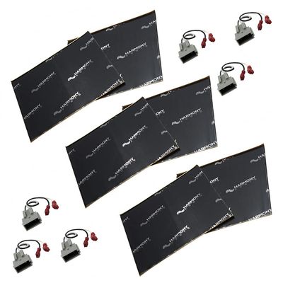 Harmony Audio HA-725512 Compatible with Ford Econoline Van 1992-2014 Bundled with HA-SDSK Sound Damping Dampening Deadening (2) Mat 10" x 10" Sheets Speaker Install Kit