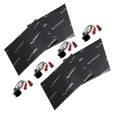 Harmony Audio (2) HA-725600 Compatible with Mercury Sable 2000-2009 Factory Speaker Replacement Harness and HA-SDSK Sound Dampening Speakers Kit