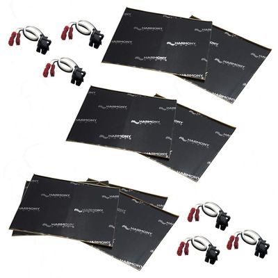 Harmony Audio (3) HA-724568 Factory Speaker Replacement Harness Bundle with Sound Dampening Speakers Kit Compatible with Cadillac DeVille Concours 1994-1995