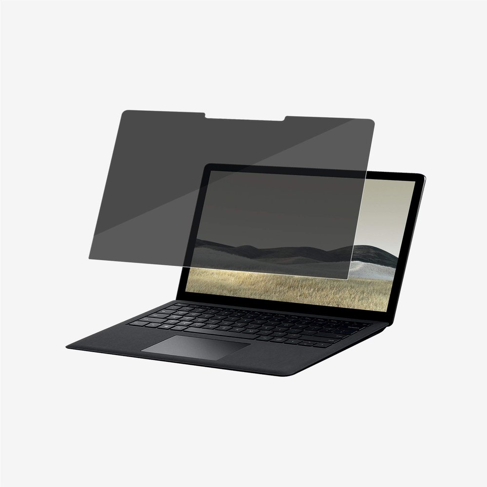 PanzerGlass Original Privacy Screen Filter - for 15" LCD Notebook - Shock Resistant, Break Resistant, Impact Protection, Scratch Resistant - Tempered Glass, Silicone