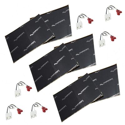 Harmony Audio (3) HA-724500 Factory Speaker Replacement Harness Bundle with Sound Dampening Speakers Kit Compatible with Cadillac Eldorado 1983-1991