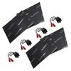 Harmony Audio HA-726512 Compatible with Jeep Wrangler 1997-2006 Factory Speaker Replacement Harness and HA-SDSK Sound Damping Dampening Deadening (2) Mat 10" x 10" Sheets Speaker Install Kit view 1