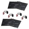 Harmony Audio (2 HA-724568 Factory Speaker Replacement Harness Bundle with Sound Dampening Speakers Kit Compatible with Saturn S Series 2000-2002