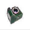 A7S III Camera Case, BolinUS Handmade Genuine Real Leather Half Camera Case Bag Cover for Sony Alpha 7S A7S III A7S3 A7SM3 Camera Bottom Opening Version + Hand Strap (Green) view 3