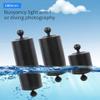 FEICHAO 5/8/10 Inch Carbon Fiber Float Buoyancy Aquatic Arm 1" Dual Ball 80mm Underwater Diving Camera Tray (5 Inch-247g Float) view 4